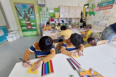 Students at Embassy International School in Kraków