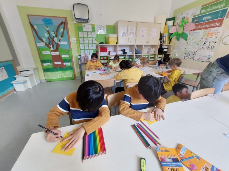 Students at Embassy International School in Kraków